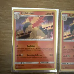 TYPHLOSION SM185 Promo SM Black Star Promos x4 play set - Image 3