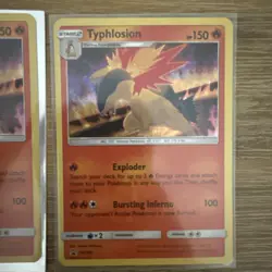 TYPHLOSION SM185 Promo SM Black Star Promos x4 play set - Image 4