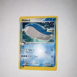 Wailord Holo Rare 14/109 Ruby and Sapphire Reverse Holo 120 HP Pokemon English - Image 1