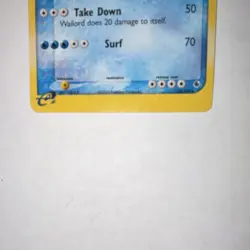 Wailord Holo Rare 14/109 Ruby and Sapphire Reverse Holo 120 HP Pokemon English - Image 3