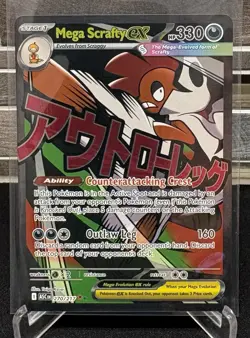 Pokemon TCG Ascended Heroes Mega Scrafty ex 270/217 Mega Attack Rare - Image 1