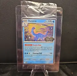 Aurorus 024/088 - Cosmo Holo Pokemon Perfect Order Stamped Promo SEALED SWIRL 🌀 - Image 1
