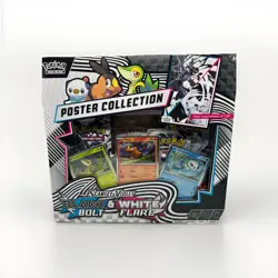 Pokemon TCG SV10.5 Black Bolt & White Flare Unova Poster Collection Box Sealed - Image 1