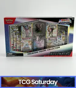 2025 POKEMON PRISMATIC EVOLUTIONS PREMIUM FIGURE COLLECTION SEALED - Image 1