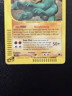 Pokemon Machamp Holo Expedition Base Set E Series 16/165 Holo LP - Image 4