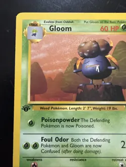 Pokemon TCG Gloom 1st Edition Jungle 37/64 English - Image 2