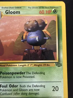 Pokemon TCG Gloom 1st Edition Jungle 37/64 English - Image 3