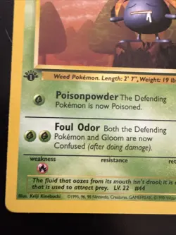 Pokemon TCG Gloom 1st Edition Jungle 37/64 English - Image 5