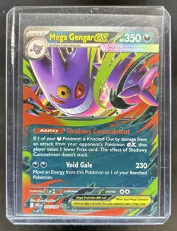 2025 Pokemon Phantasmal Flames Mega Gengar ex Double Rare #056/094 - Image 1