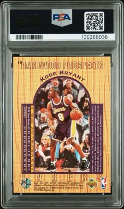 1996-97 Upper Deck UD3 - Hardwood Prospects Kobe Bryant #19 PSA 10 (RC) - Image 2