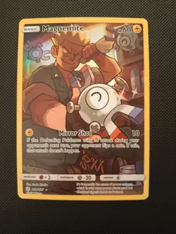 Pokemon TCG Magnemite Holo Secret Rare Card Sun Moon Cosmic Eclipse 242/236 NM - Image 1