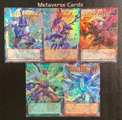 Yugioh Japanese #LOCR Over Frame Ultra Secret Lot x 5 Deep-Eyes White Dragon - Image 1