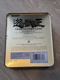 YUGIOH 2007 DESTINY HERO PLASMA COLLECTABLE TIN! EMPTY - Image 2