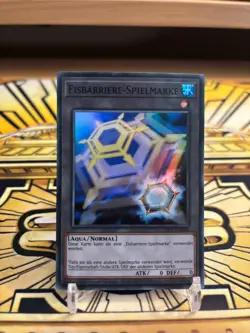Yugioh Eisbarriere-Spielmarke OP17-DE026 Super Rare - Image 1