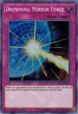 Yugioh - Drowning Mirror Force (Super Rare) (Unlimited) - DASA-EN045 (P) - Image 1