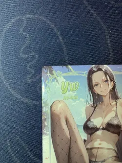 Goddess Story Hancock Black Bikini Thick Card Waifu Doujin One Piece Full Art - Image 2