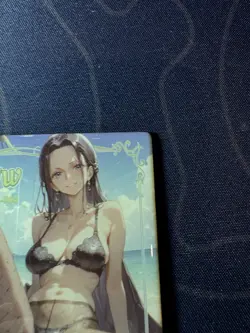 Goddess Story Hancock Black Bikini Thick Card Waifu Doujin One Piece Full Art - Image 3