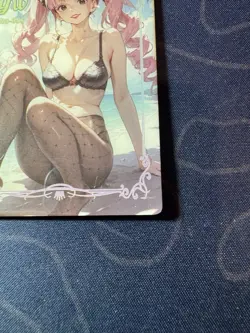 Goddess Story Perona Black Bikini Thick Card Waifu Doujin One Piece Full Art - Image 5