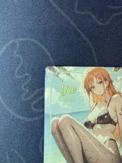 Goddess Story Nami Black Bikini Thick Card Waifu Doujin One Piece Full Art - Image 2