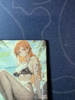 Goddess Story Nami Black Bikini Thick Card Waifu Doujin One Piece Full Art - Image 3