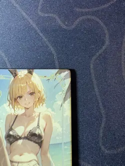 Goddess Story Carrot Black Bikini Thick Card Waifu Doujin One Piece Full Art - Image 3