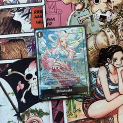 One Piece TCG Shirahoshi Alt Art Card OP05-082 PRB01 English Edition - Image 1