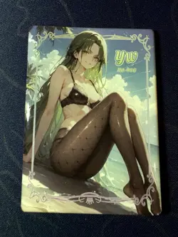 Goddess Story Monet Black Bikini Thick Card Waifu Doujin One Piece Full Art - Image 1