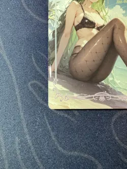 Goddess Story Monet Black Bikini Thick Card Waifu Doujin One Piece Full Art - Image 5