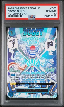 2025 One Piece Japanese PRB02 Vol.2 Cross Guild Alternate Art 057 PSA 10 - Image 1