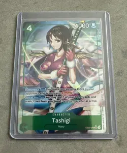 One Piece TCG Heroines Edition Tashigi SR ALT ART AA EB03-018 ENGLISH NM - Image 3