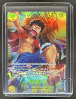 2026 One Piece Adventure on Kami's Island Monkey.D.Luffy Secret Rare #OP15-119 - Image 1
