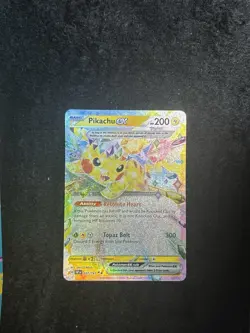 Pokemon Pikachu TCG Sv08: Surging Sparks EX Holo Card 057/191 - Image 1