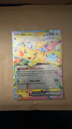 Pokemon Pikachu TCG Sv08: Surging Sparks EX Holo Card 057/191 - Image 1