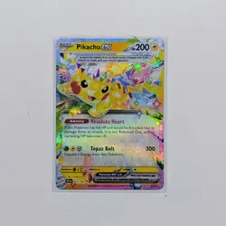 pokemon card bundle of 3 pikachu 160/159 TG05/TG30 057/191 EX Holo Full Art - Image 3