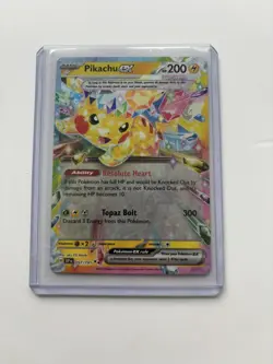 Pikachu EX 057/191 Sv08: Surging Sparks Double Rare Pokemon Card TCG NM - Image 1
