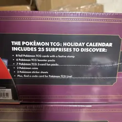 Pokemon TCG 2025 Holiday Advent Calendar New Sealed Random Ball Color - Image 2