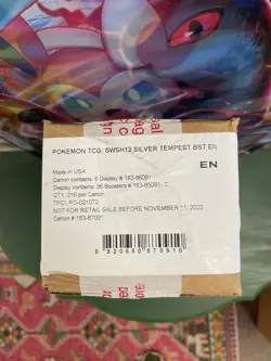 Pokemon Sword And Shield Silver Tempest Booster Box Case Factory Sealed New - Image 3