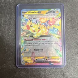 Pokemon TCG Pikachu EX Surging Sparks Double Rare Card 057/191 NM/MT Condition - Image 1