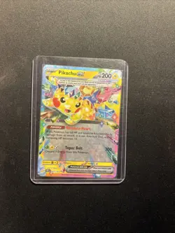 Pokemon TCG Pikachu EX Surging Sparks Double Rare Card 057/191 NM/MT Condition - Image 1