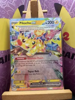 Pokemon Pikachu TCG Surging Sparks EX Card 057/191 - Image 1