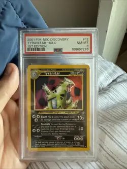 Pokemon Neo Discovery 2001 Tyranitar Holo 1st Edition - Image 1