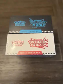Pokemon Black Bolt and White Flare Elite Trainer Box ETB - Set of 2 - Image 2