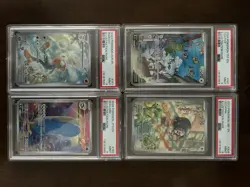 Lot Of 4 Psa Graded 9 Pokemon Cards - Image 1