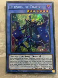 Yugioh - Illusion of Chaos - RA02-EN020 - Secret Rare 1st Edition - A - Image 1