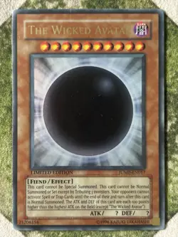YuGiOh THE WICKED AVATAR Ultra Rare Limited Edition JUMP-EN017 - Image 2
