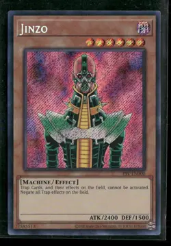 Yugioh Jinzo PSV-EN000 Secret Rare 25th Anniversary NM - Image 1