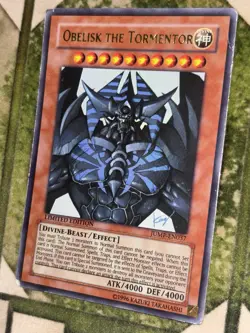 YuGiOh OBELISK THE TORMENTOR Ultra Rare Limited Edition JUMP-EN037 - Image 2