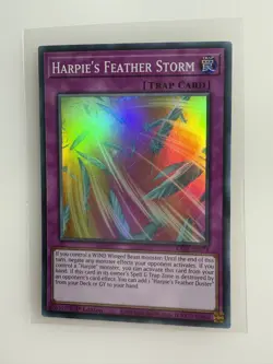 RA01-EN073 Harpie's Feather Storm : Super Rare 1st Edition YuGiOh Card - Mint - Image 1
