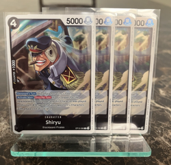 4x OP10-086 Shiryu Foil R Playset - One Piece TCG - Royal Blood English - Image 1