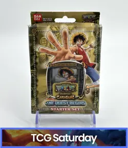 2005 BANDAI ONE PIECE CCG THE QUEST BEGINS STARTER DECK SEALED - Image 1
